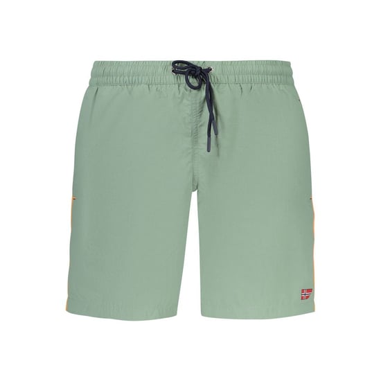 Noorwegen 1963 Verde Poliammide Heren Zwem Boxer - Image 1