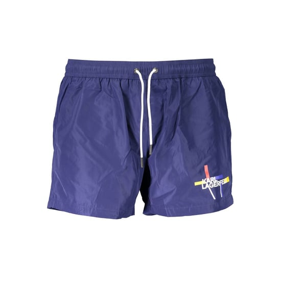 Karl Lagerfeld Blauw Polyester Heren Zwem Boxer - Image 1