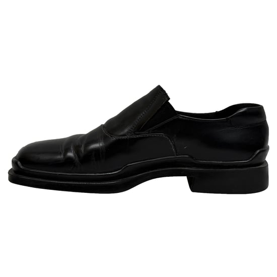 Prada Vierkante Neus Instappers van Zwart Leer - Image 4