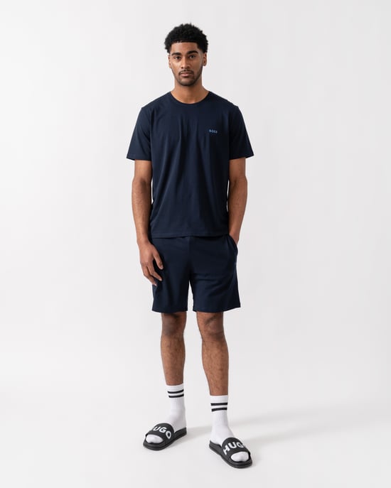 Mix&Match met Geborduurd Logo T-Shirt in Marineblauw - Image 3