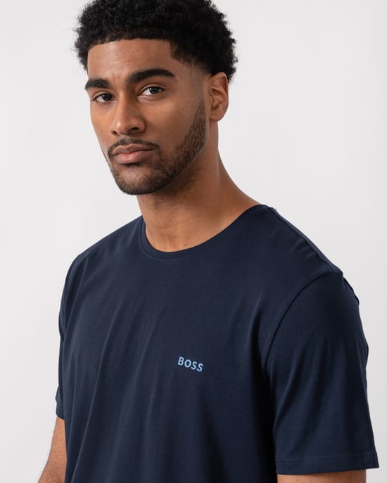 Mix&Match met Geborduurd Logo T-Shirt in Marineblauw - Image 4