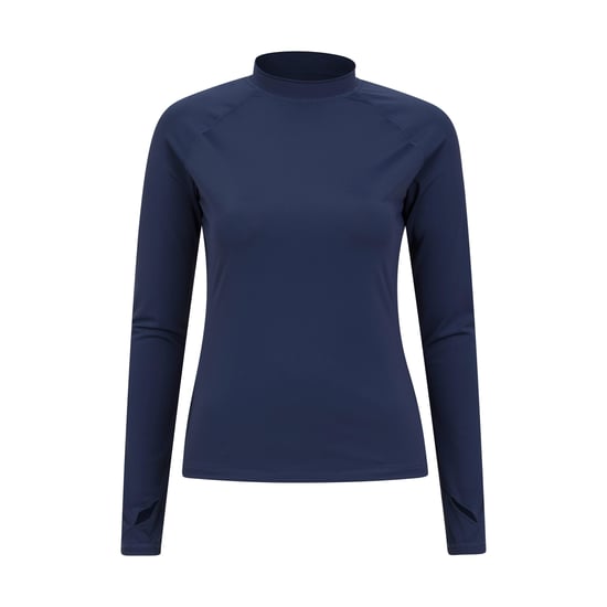 Mountain Warehouse Dames/Dames Rash Guard met lange mouwen (Donkerblauw) - Image 1