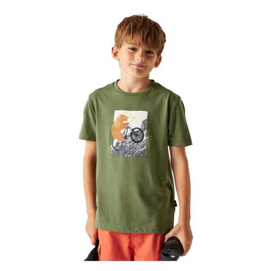Dare 2B Kinderen Trailblazer III Logo T-Shirt (Nefrietgroen) - Image 4