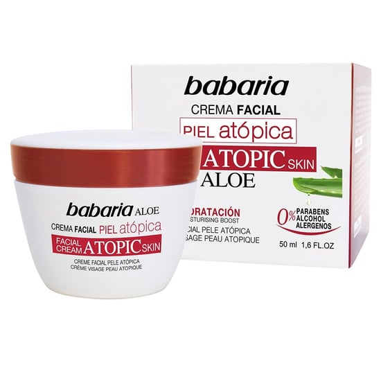 Babaria Aloe Vera Gezichtscrème Atopische Huid 0% 50ml - Image 1