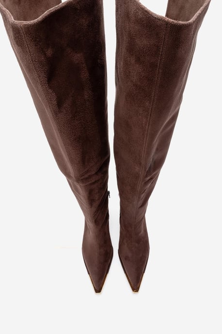 Vody Overknee Stiletto Laars met Rits (Dames) - Image 3