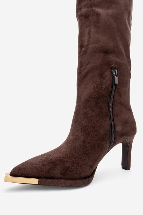 Vody Overknee Stiletto Laars met Rits (Dames) - Image 4