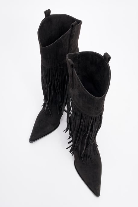 Gueras Fringe Spitse Neus Laars (Dames) - Image 2
