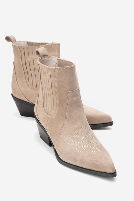 Julieta Leren Blokhak Western Boot (Dames) - Image 1