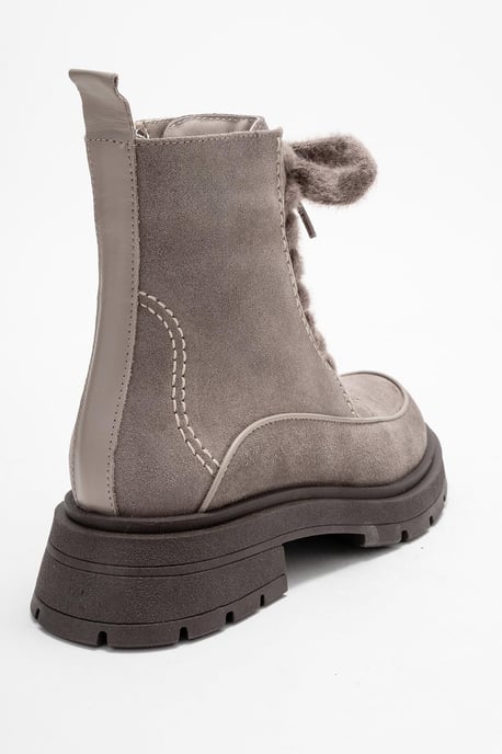 Mina Leren Veterlaars (Dames) - Image 5