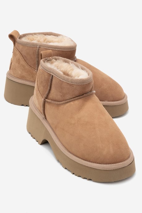 Ary Leren Platform Laars (Dames) - Image 2
