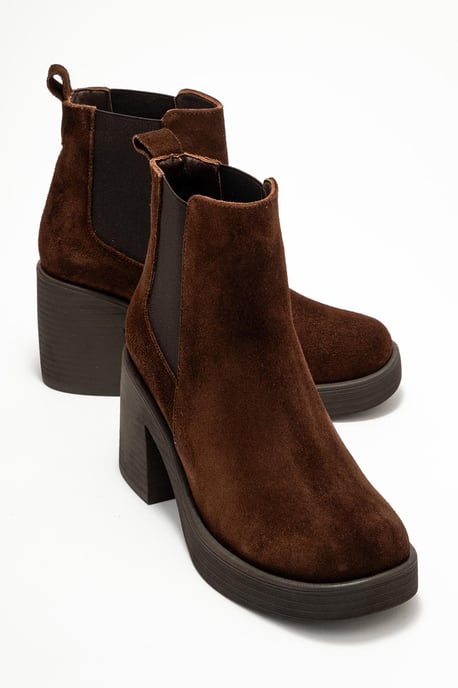 Lysa Leren Platform Laars - Image 2