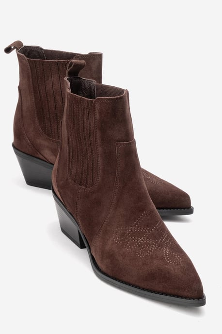 Julieta Leren Blokhak Western Boot (Dames) - Image 1