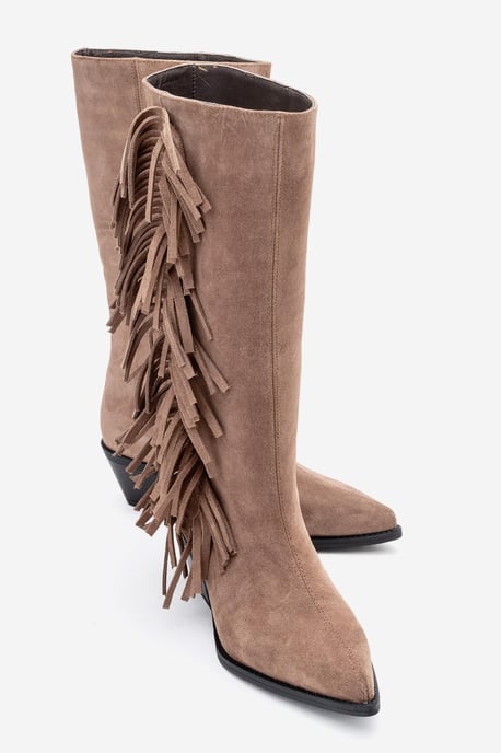 Orlo Leren Western Laars met Franje (Dames) - Image 1