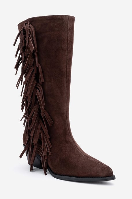 Orlo Leren Western Laars met Franje (Dames) - Image 1