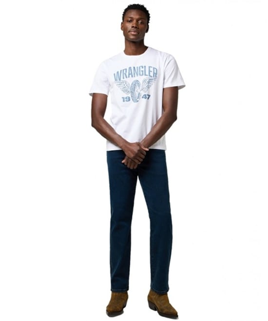 Wrangler - AMERICANA TEE WORN WHITE - Image 2