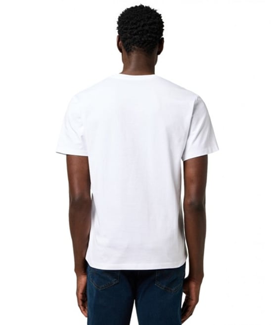 Wrangler - AMERICANA TEE WORN WHITE - Image 4