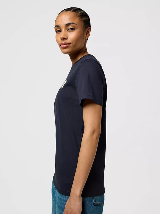 Wrangler - SIGN OFF TEE DARK NAVY - Image 5