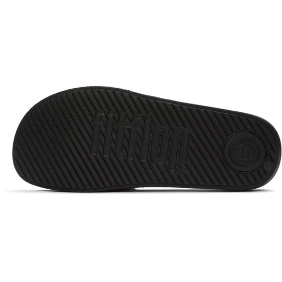 Fitflop iQushion Pool Slippers Polyurethaan Heren Volledig Zwart Slippers - Image 2