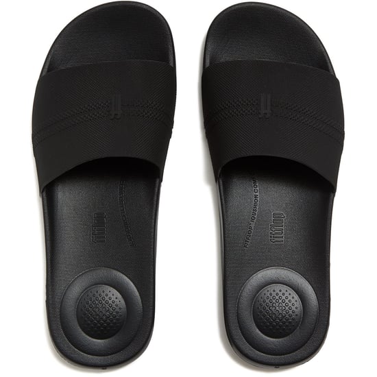 Fitflop iQushion Pool Slippers Polyurethaan Heren Volledig Zwart Slippers - Image 3