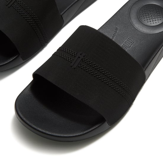 Fitflop iQushion Pool Slippers Polyurethaan Heren Volledig Zwart Slippers - Image 5