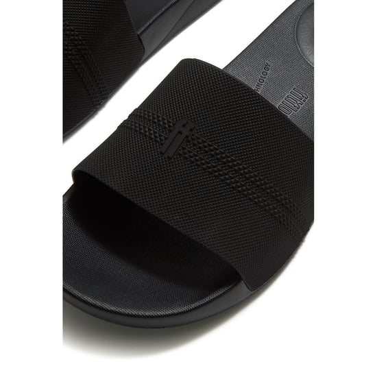 Fitflop iQushion Pool Slippers Polyurethaan Heren Volledig Zwart Slippers - Image 6