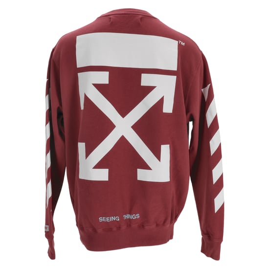 Off-White Diagonal Sweatshirt in rood katoen - Image 3