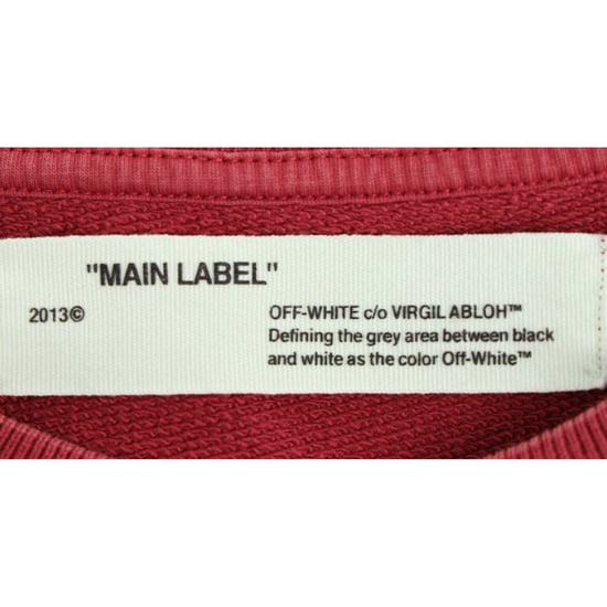 Off-White Diagonal Sweatshirt in rood katoen - Image 4