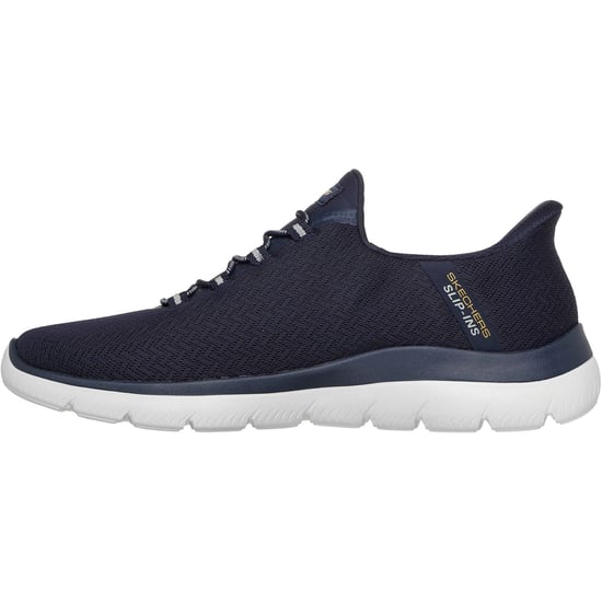 Skechers Arch Fit Summits Kynor Polyester Heren Navy/Geel Sneakers - Image 4