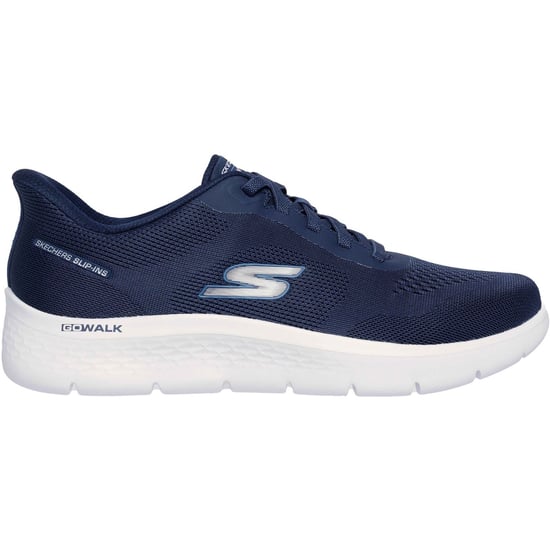 Skechers Go Walk Flex Polyester Heren Navy Sportschoenen - Image 2