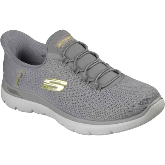 Skechers Arch Fit Summits Kynor Polyester Heren Sneakers Grijs/Limoen - Image 1