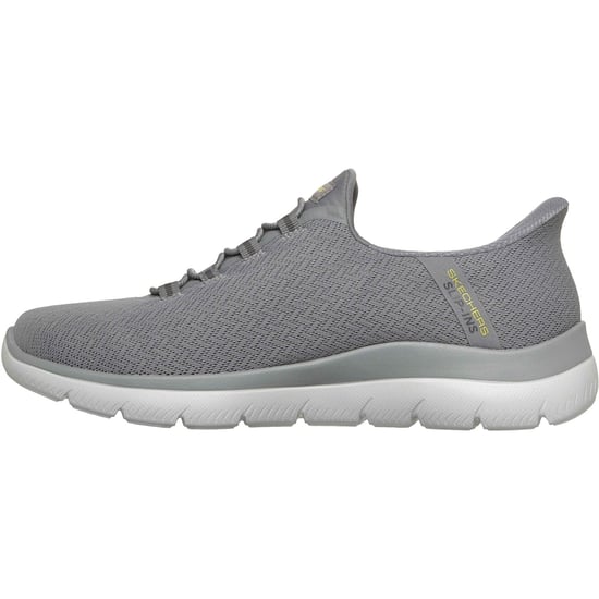 Skechers Arch Fit Summits Kynor Polyester Heren Sneakers Grijs/Limoen - Image 4