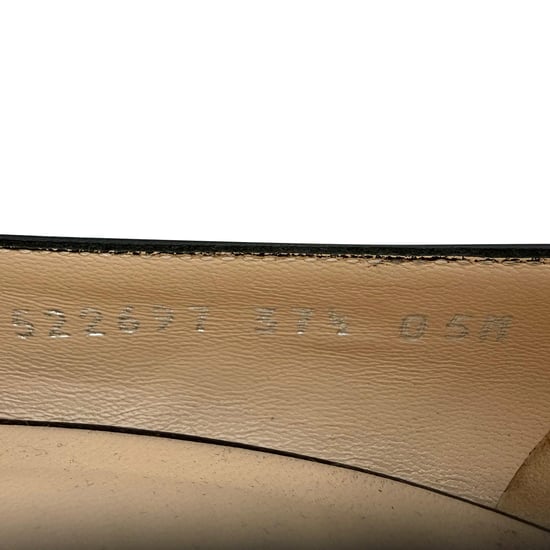 Gucci G-Embelleerde Block-Heel Pumps in Zwart Leder - Image 6