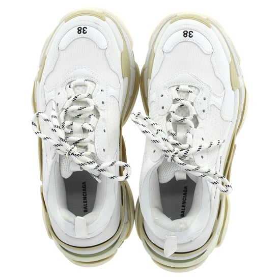 Balenciaga Triple S Sneakers in Witte Polyester - Image 3