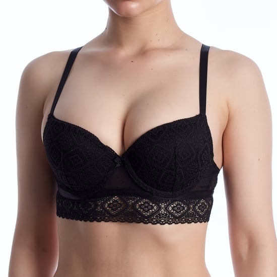 AMAYA Dames Kant Ondersteunende Push-Up Beha - Image 1