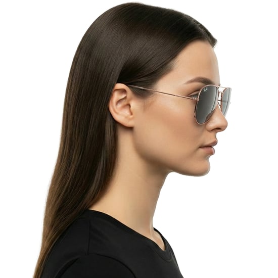 Vrouwen Aviator Zonnebril Grote Metaal RB3025 - Image 6