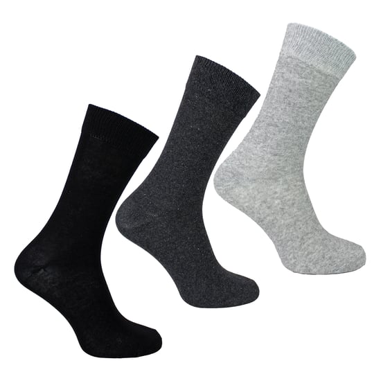 7-Pack Heren Klassieke Pak Sokken - Zachte Ademend Effen Dressokken - Image 3