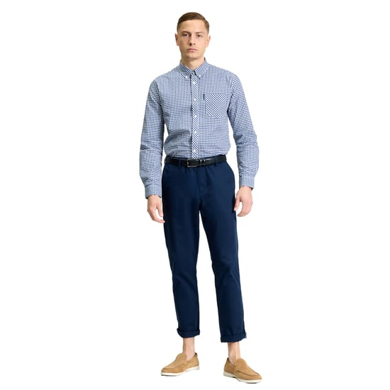 Ben Sherman Heren Signature Gingham Overhemd met Lange Mouwen (Donkerblauw) - Image 4