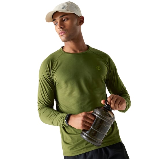 Dare 2B Heren Agile T-shirt met lange mouwen (Nefrietgroen) - Image 4