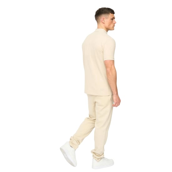 Crosshatch Heren Crufton Poloshirt (Licht Steen) - Image 2