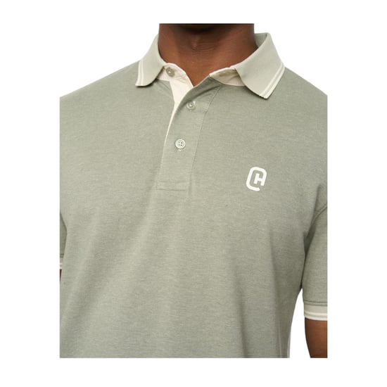 Crosshatch Heren Preece Poloshirt (Licht Olijf) - Image 3