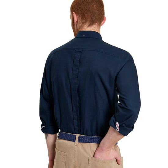 Ben Sherman Heren Signature Oxford overhemd met lange mouwen (Donkere marine) - Image 2
