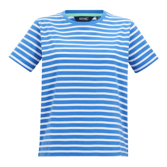 Regatta Dames/Dames Bayletta Gestreept T-shirt (Sonisch blauw/wit) - Image 1