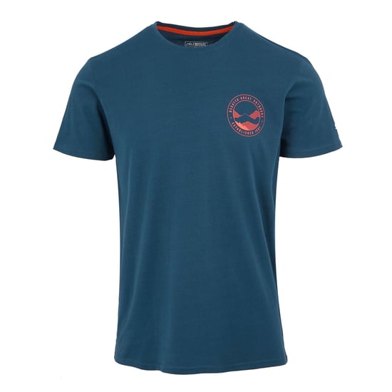 Regatta Heren Breezed V Mountain rug T-shirt met opdruk (Maanlicht Denim) - Image 1