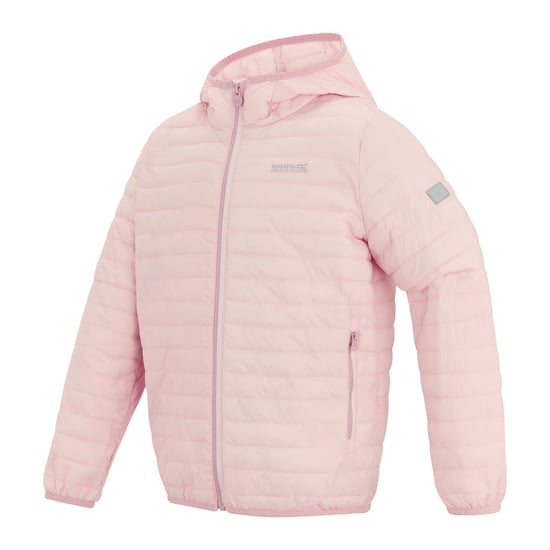 Regatta Childrens/Kids Hillpack Hooded Jacket (Roze waas) - Image 3