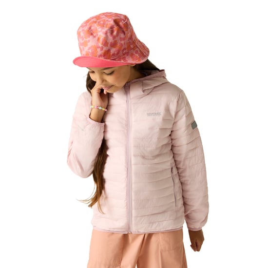 Regatta Childrens/Kids Hillpack Hooded Jacket (Roze waas) - Image 4