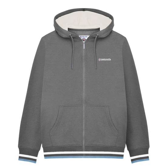 Lambretta Heren Full Zip Hoodie (Strijkijzer) - Image 1