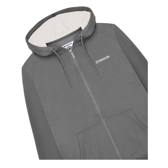 Lambretta Heren Full Zip Hoodie (Strijkijzer) - Image 3