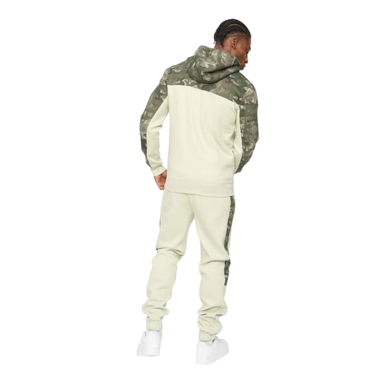 Crosshatch Mannen Branton Volledige Rits Hoodie (Licht Olijf) - Image 2