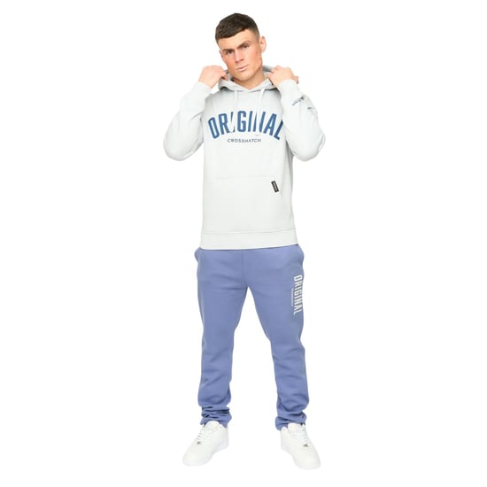 Crosshatch Heren Kensby Hoodie (Lichtblauw) - Image 4