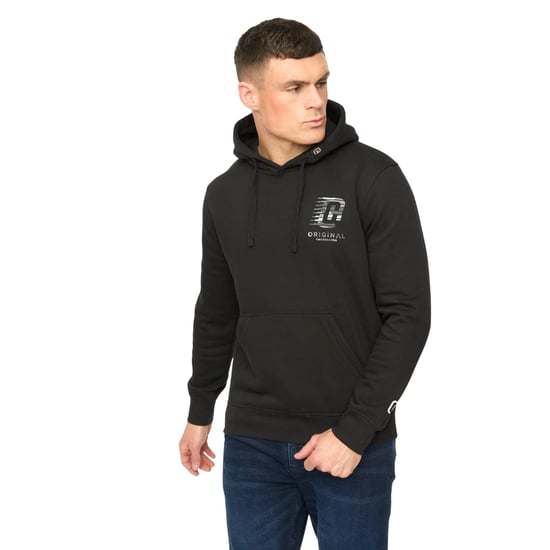 Crosshatch Heren Winchamp Hoodie (Zwart) - Image 1